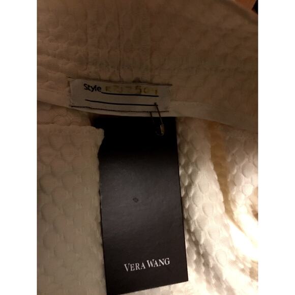 Vera Wang Couture (runway?) Ivory Geometric Textured Mini Skirt NWT - Picture 2 of 6